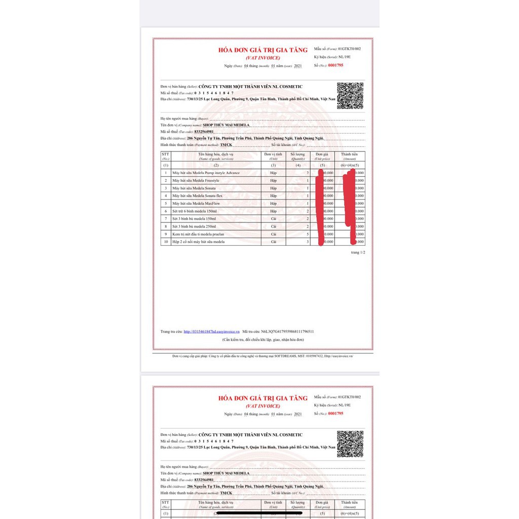 Túi bọc động cơ máy hút sữa Pump nhập Mỹ
