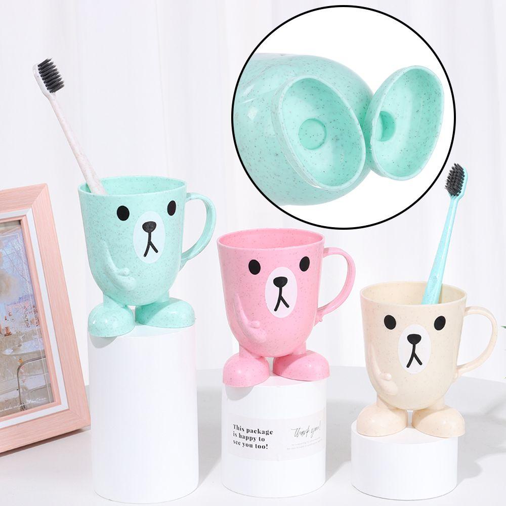 Giá Đỡ Bàn Chải Đánh Răng / Cốc Súc Miệng Thiết Kế Nhỏ Gọn