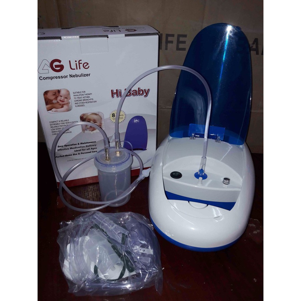 Máy xông, hút mũi 2 in 1 AG Life Hi Baby tặng 1 đầu hút silicon mềm