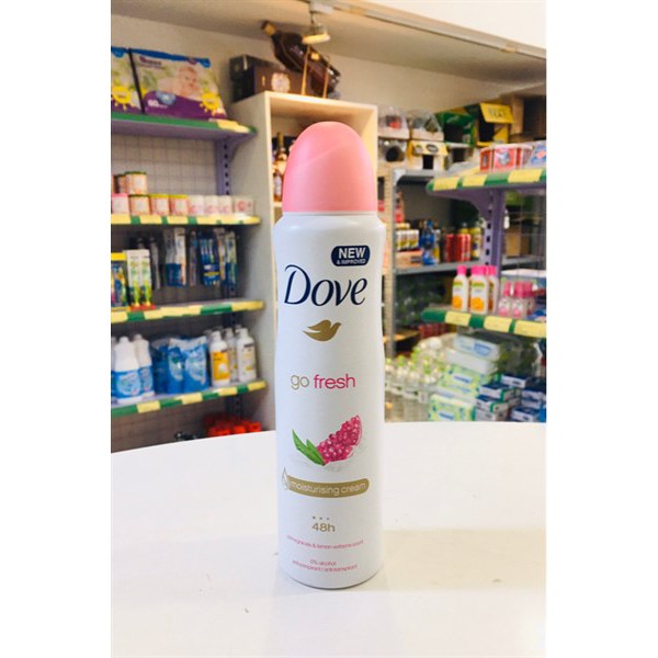 Xịt khử mùi Dove 150ml các loại