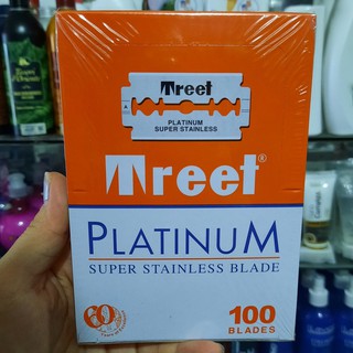 Lưỡi lam Treet hộp màu cam 100 cái