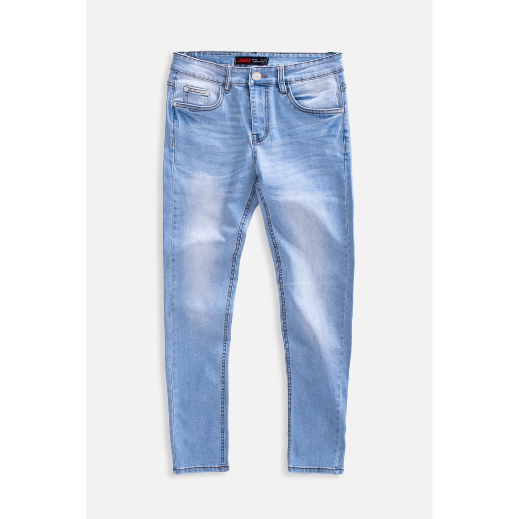 Quần Jean nam basic cao cấp LADOS - 14035 với chất vải dày dặn và co giãn tốt - Quần jean nam thiết kế đơn giản | BigBuy360 - bigbuy360.vn