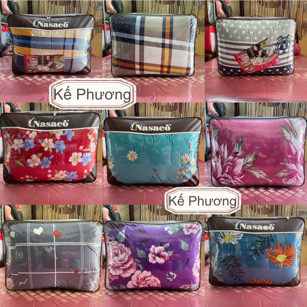 Chăn đông xoa nhung NASACO 2x2.2