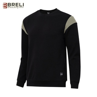 Áo nỉ thể thao nam breli - ban2245-blk