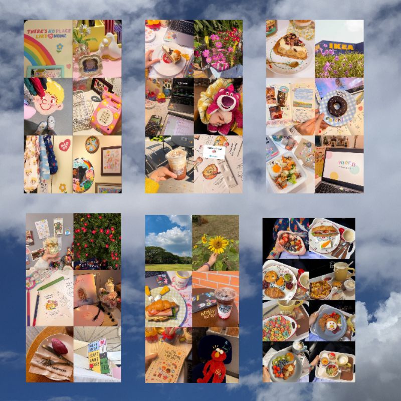 Sticker ảnh aesthetic trang trí bullet journal