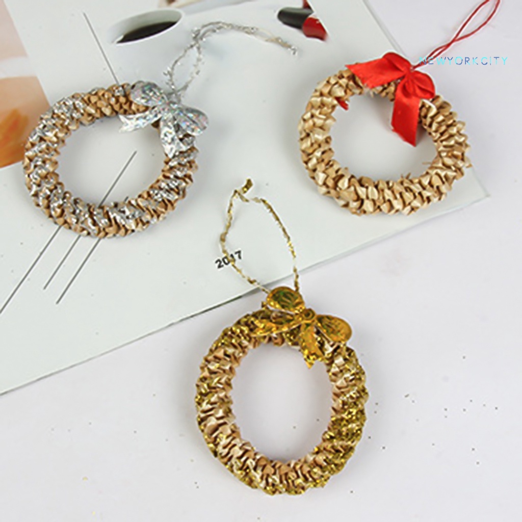 Set 8 Phụ Kiện Trang Trí Cây Thông Giáng Sinh Lấp Lánh Phong Cách Hoạt Hình Bằng ABS