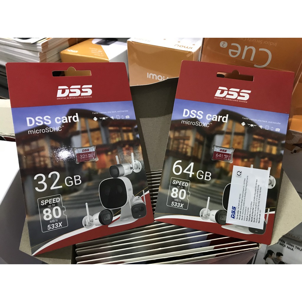 Thẻ nhớ 64GB 32G Micro SD DSS Dùng Lưu Trữ Cho Các Thiết Bị Điện Tử Phân Phối Chính Hãng Công Ty DSS