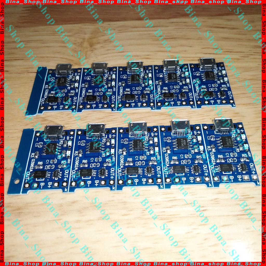 Mạch sạc pin 18650 3.7V~4.2V có bảo vệ TP4056/TC4056A