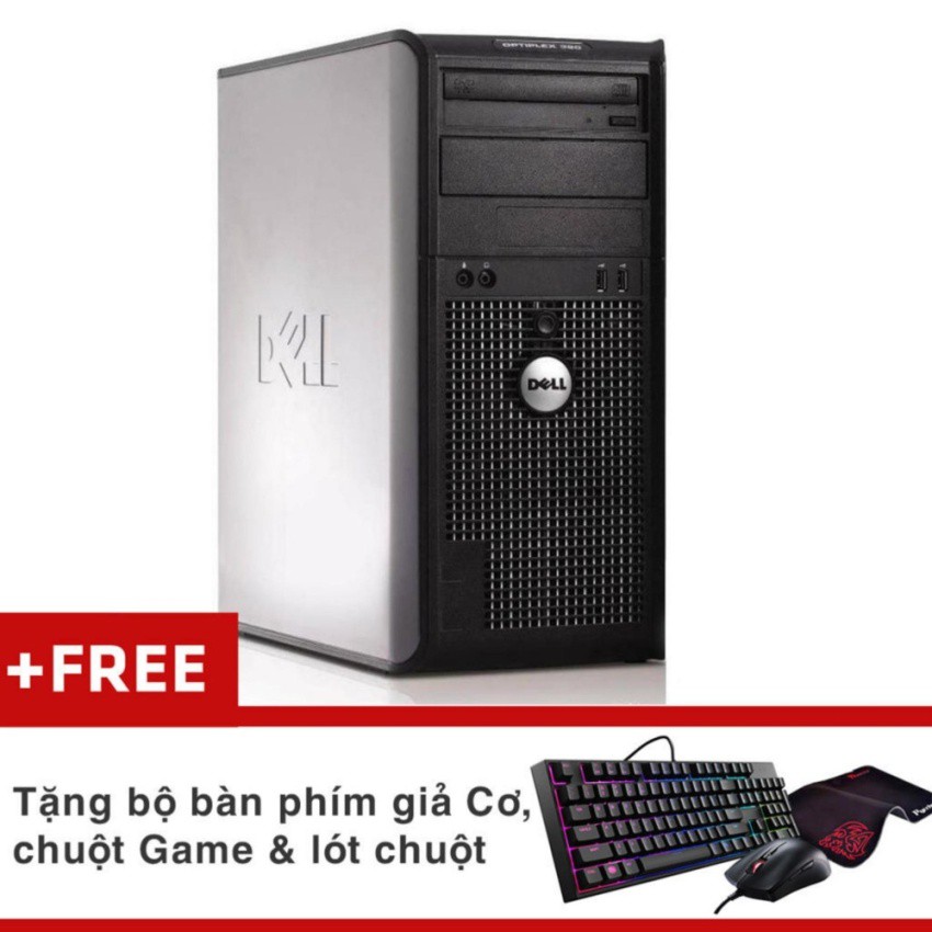Máy tính để bàn Dell Optiplex 380 MT (Core 2 Duo E8400, Ram4GB,HDD500GB)+Quà Tặng