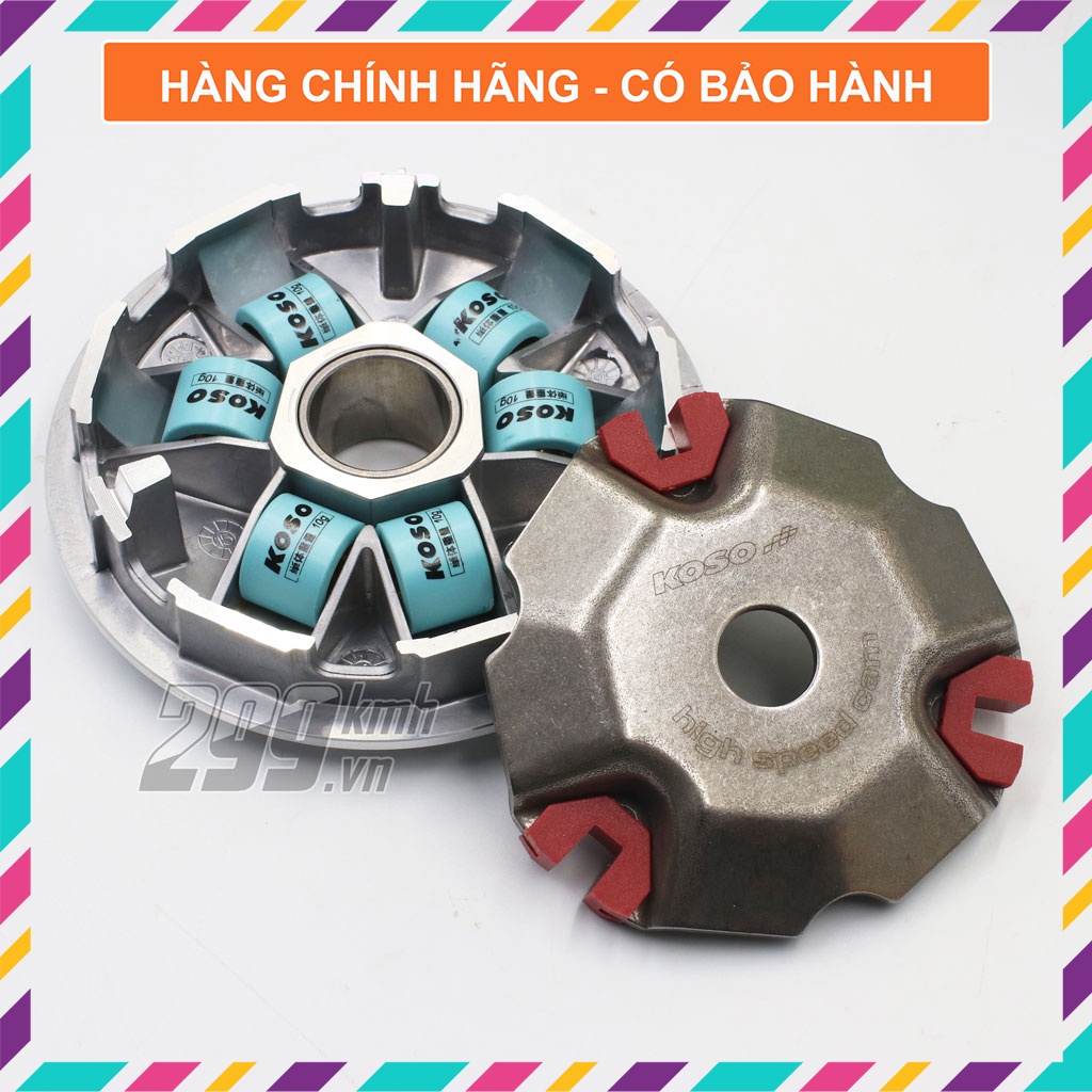 Bộ nồi Koso cho xe Honda Vision 110 - tăng tốc nhanh, bền bỉ