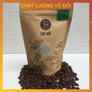 [HÀNG CHẤT LƯỢNG] Cà phê Robusta 50% - Arabica 50% (Thanh Nhẹ)- Cafe rang mộc 100% thơm ngon, đậm đà, chuẩn vị, gói 200g