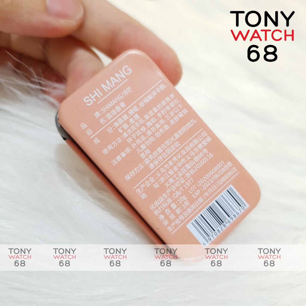 Nước hoa khô bỏ túi nội địa trung chính hãng Shimang nam nữ đẳng cấp thơm lâu mùi dịu | Thế Giới Skin Care