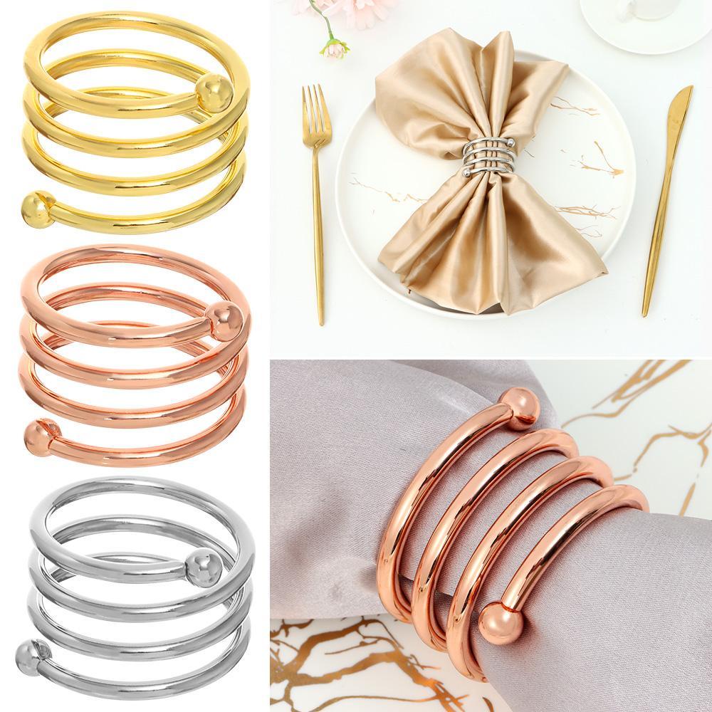 Vòng Kẹp Khăn Ăn Bằng Kim Loại Tiện Dụng