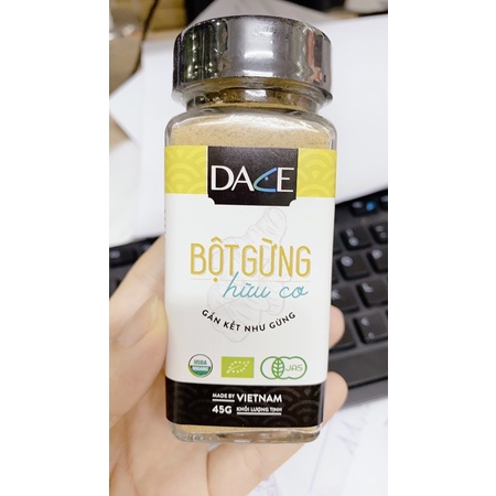 Bột gừng hữu cơ Dace 45g