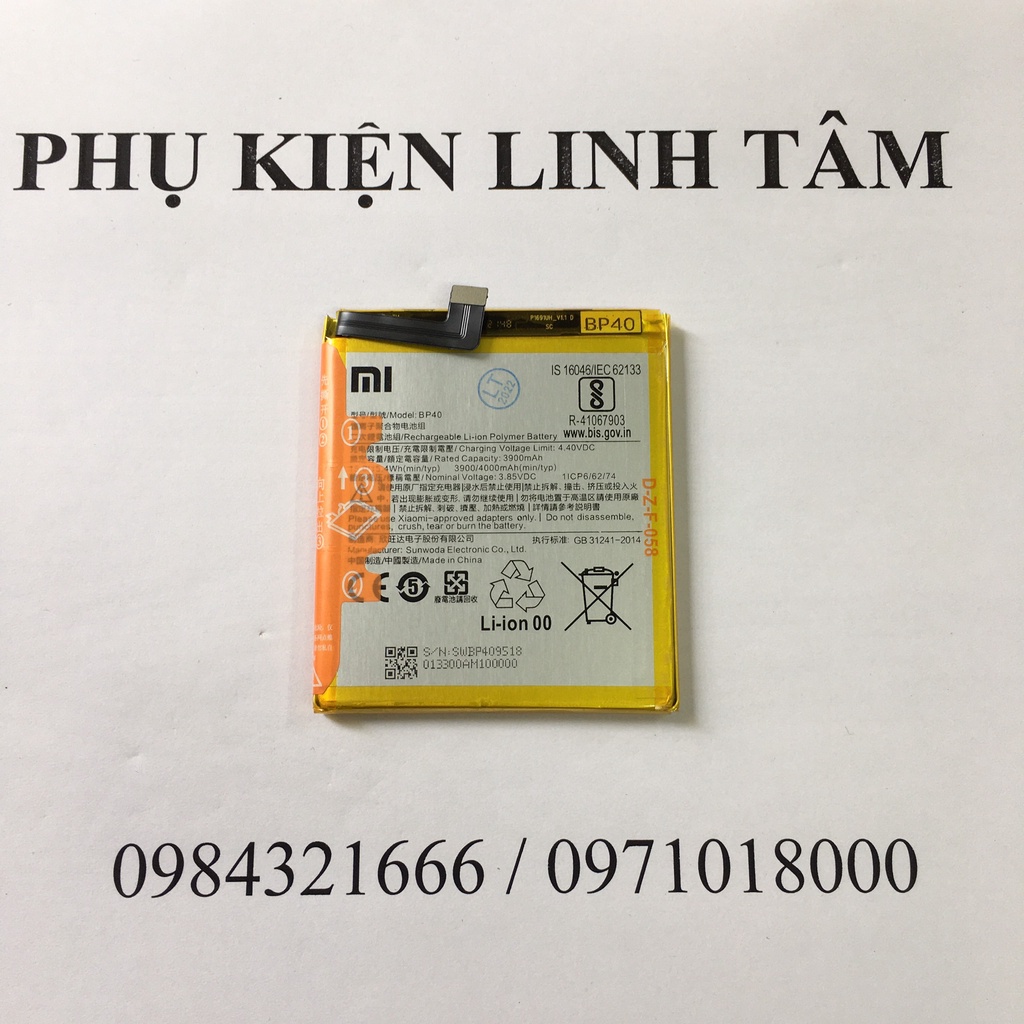 Pin điện thoại Xiaomi K20 Pro BP40