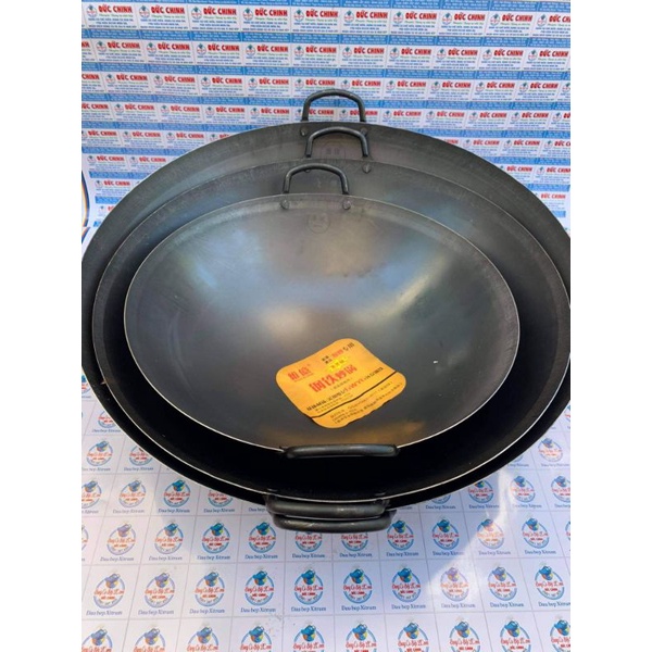 Chảo thép cabon,  chống dính,xào, rán  rang ,2 quai