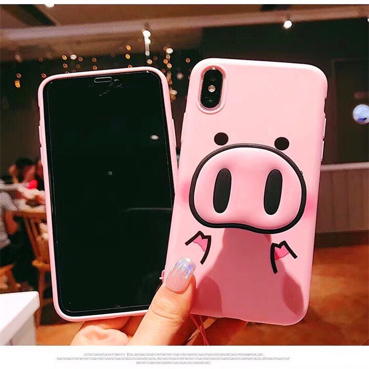 Ốp hình mũi heo Oppo F11 Pro,A1K,Realme 2,C2,Realme 3,A7,A5s,A3s,F9,F7,F5,A83,F1s,A71,A39,A57,A37,A33 ( Neo 7) | BigBuy360 - bigbuy360.vn