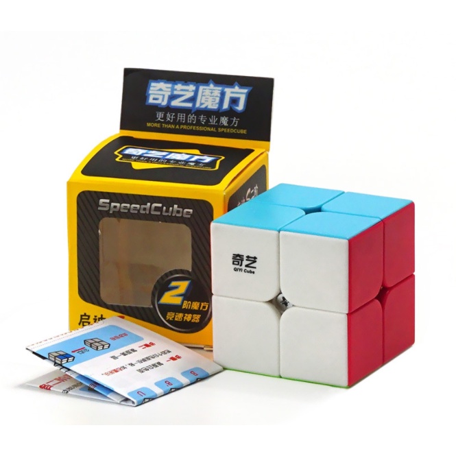 Rubik 2x2 QiYi - Đồ chơi Rubic 2 tầng 2x2x2 QiDi Stickerless (Hàng Đẹp)