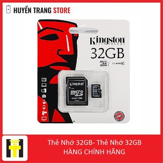 Thẻ Nhớ 32Gb Kingston  Hàng chính hãng
