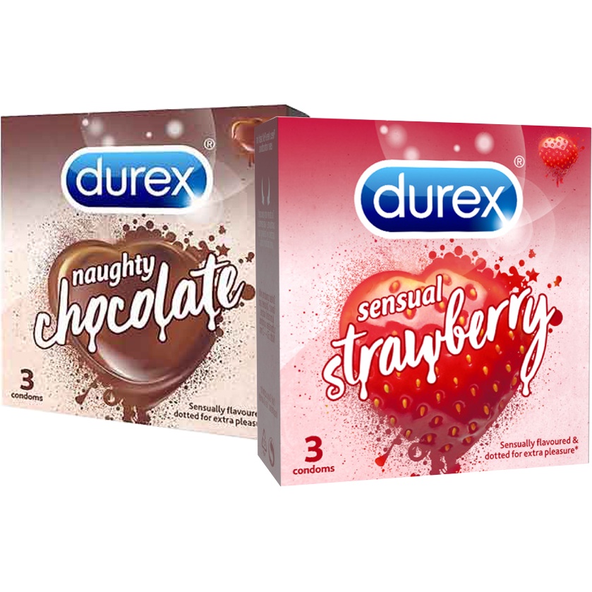 Bao Cao Su Durex Sensual Strawberry & Chocolate