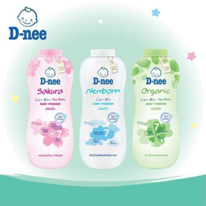 Phấn Em Bé Dnee Kids Baby Powders Thái Lan - 380gr