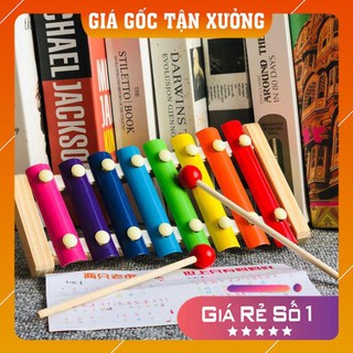 [RẺ VÔ ĐỊCH] [HOT] Đồ chơi - Đàn gỗ 8 âm cho bé cảm thụ âm nhạc