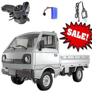 Xe bán tải điều khiển từ xa WPL D-12 - Xe ô tô mô hình bán tải RC WPL D12, Mô hình xe công an phường Suzuki D12 bản RTR