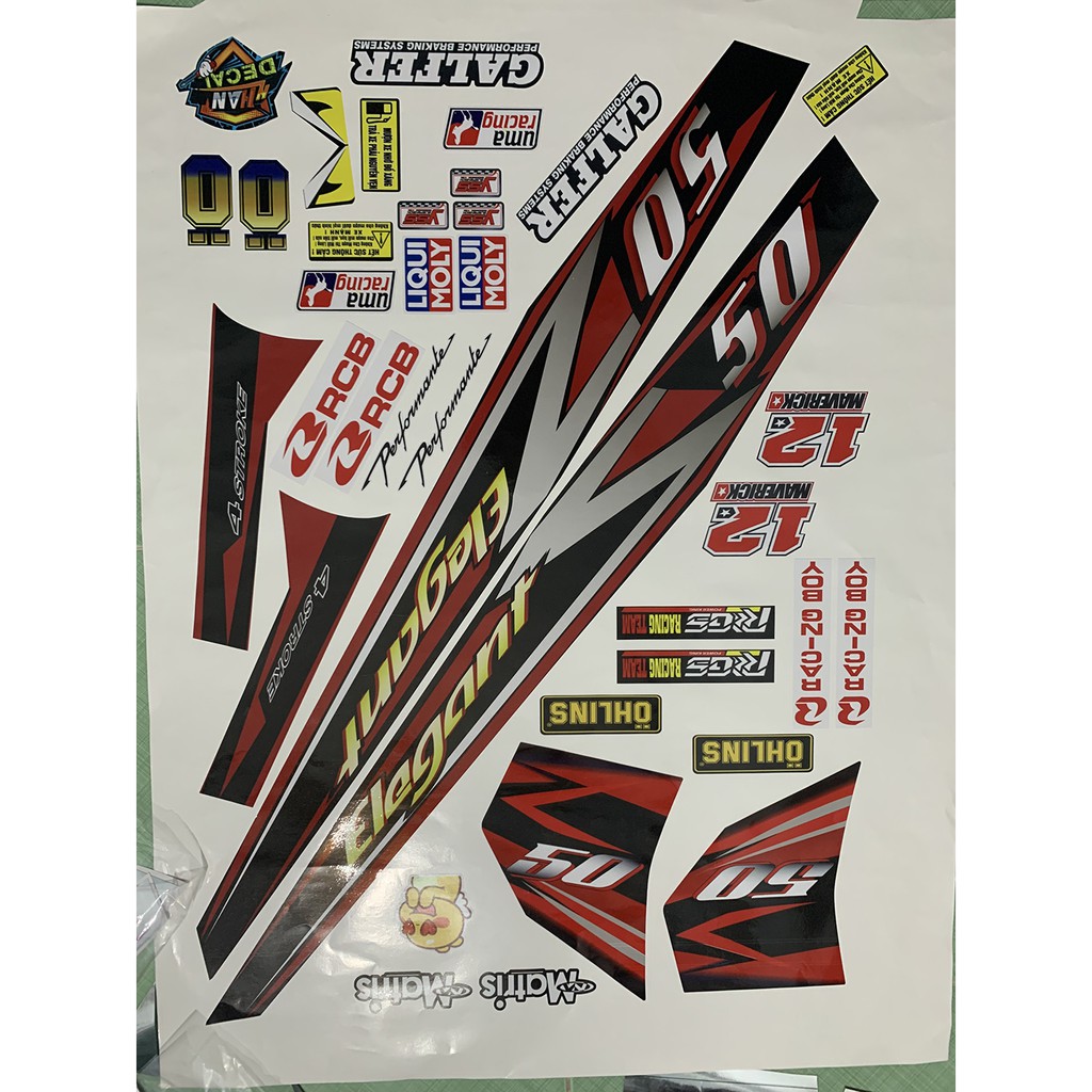 Tem elegant đỏ đen