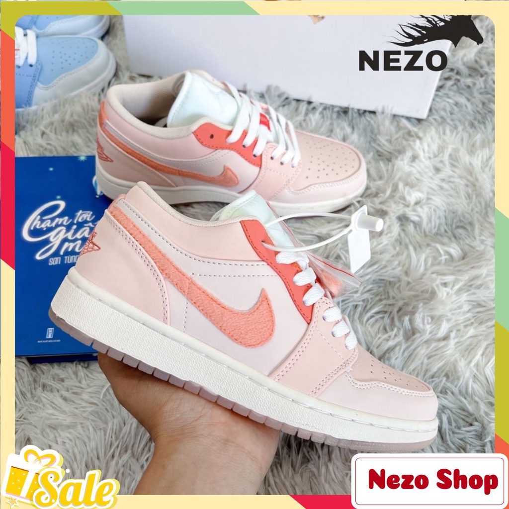 Giày 𝐉𝐎𝐑𝐃𝐀𝐍 𝐏𝐀𝐍𝐃𝐀 ✅FREESHIP✅Giày Jordan hồng phấn nỉ đế mắt cao cấp mới