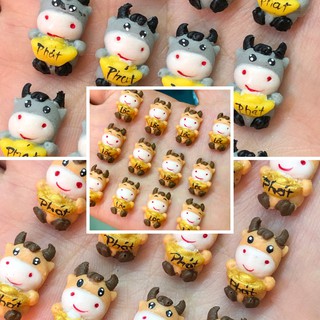 Con trâu 5D sắc nét trang trí móng