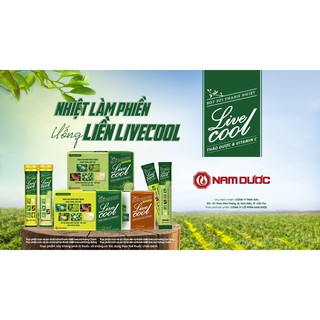 Bột sủi thanh nhiệt Livecool hương dưa gang - thanh nhiệt, mát gan, giải độc