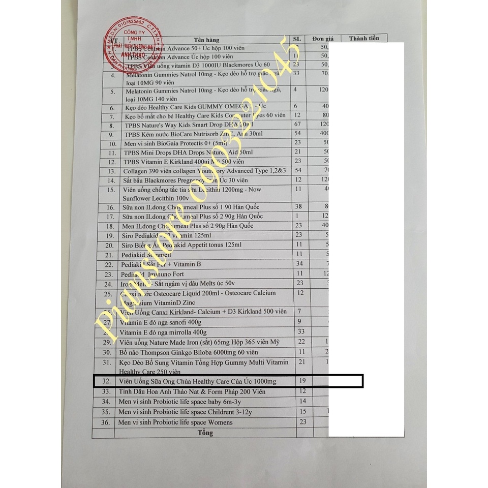 Viên Uống Sữa Ong Chúa Đẹp Da Làm Chậm Lão Hóa Healthy Care Royal Jelly 365 Viên