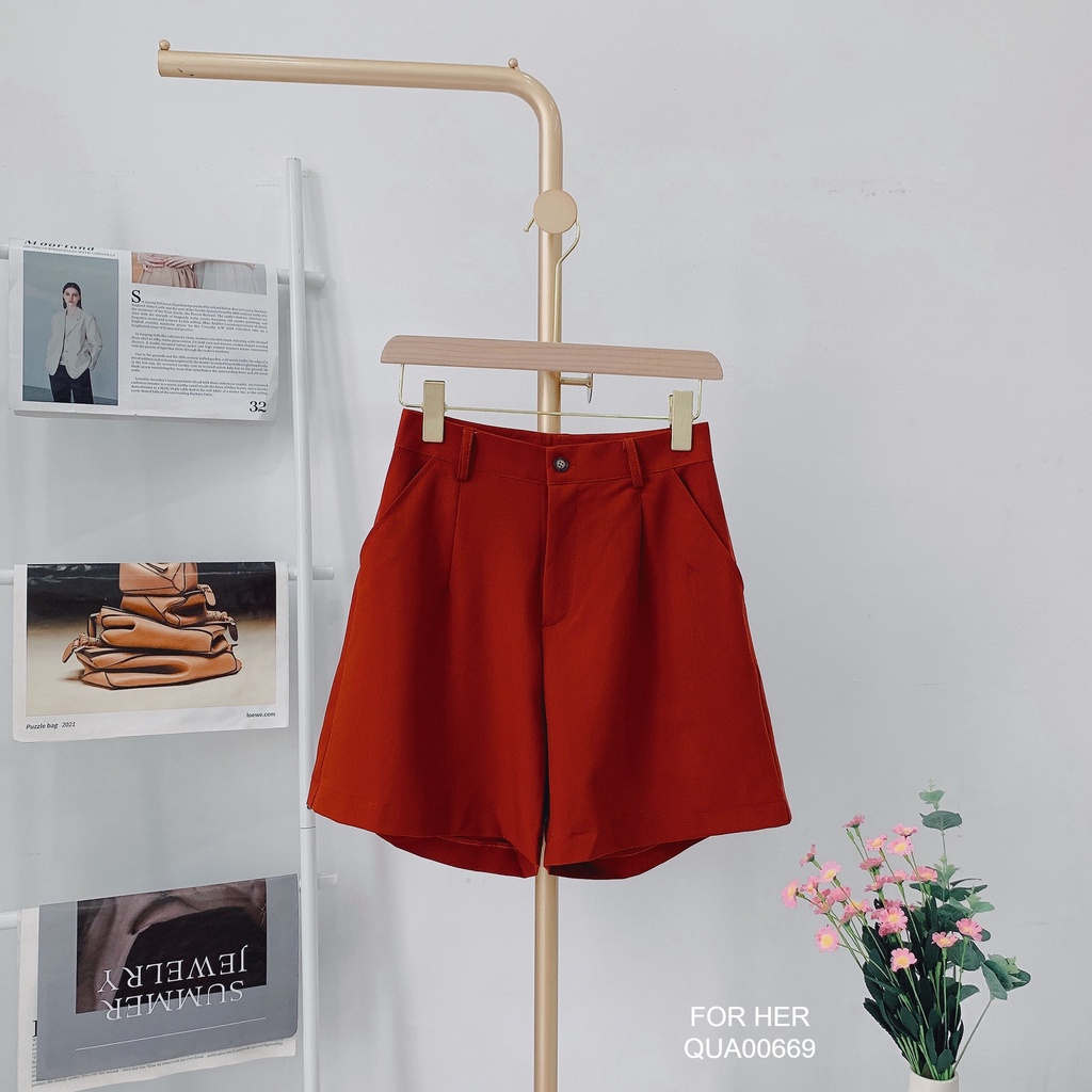 Quần short cài nút QUA0066