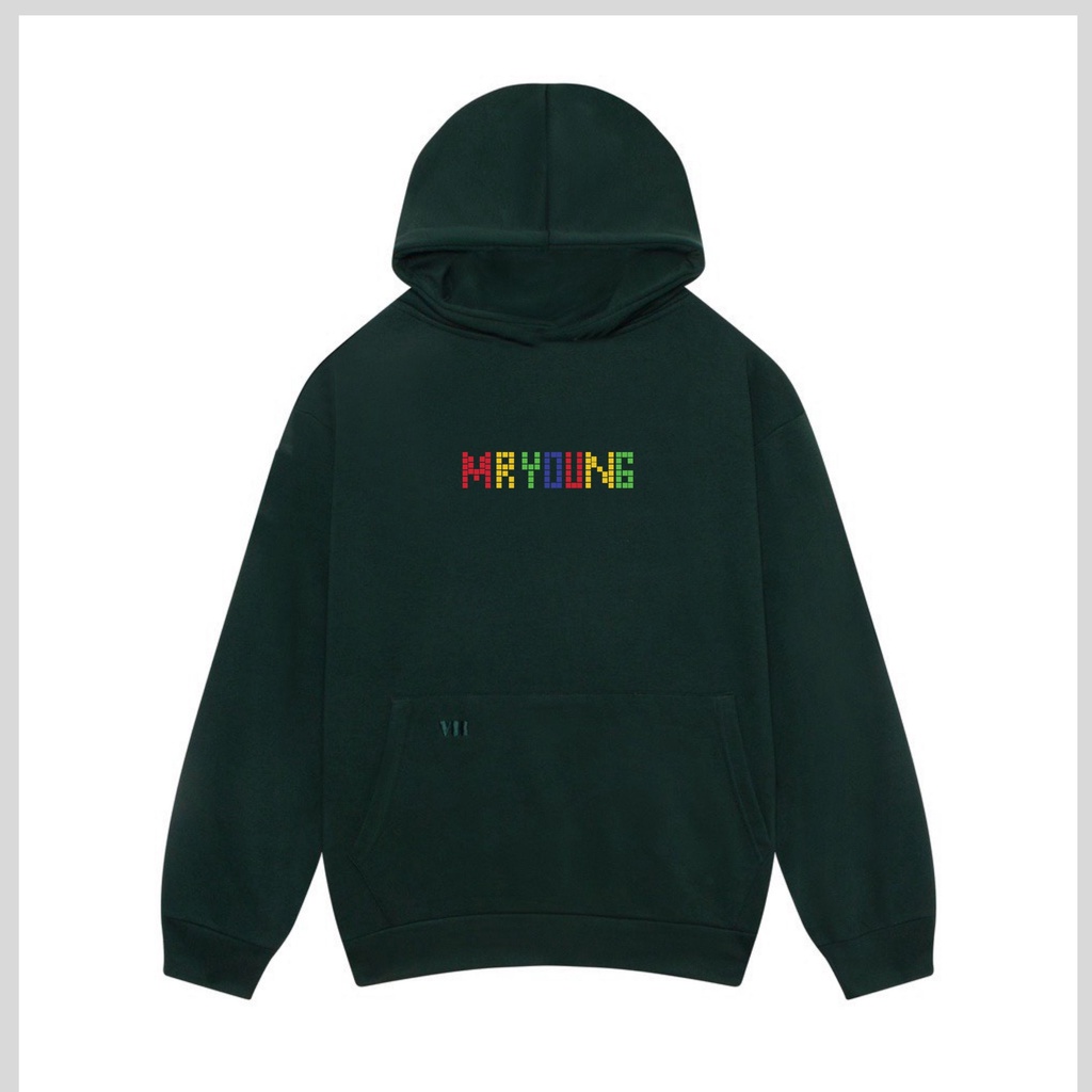 Áo Hoodie nam nữ mùa đông  , áo nỉ bông có mũ unisex nam nữ in hình Mr Young chữ màu độc đáo