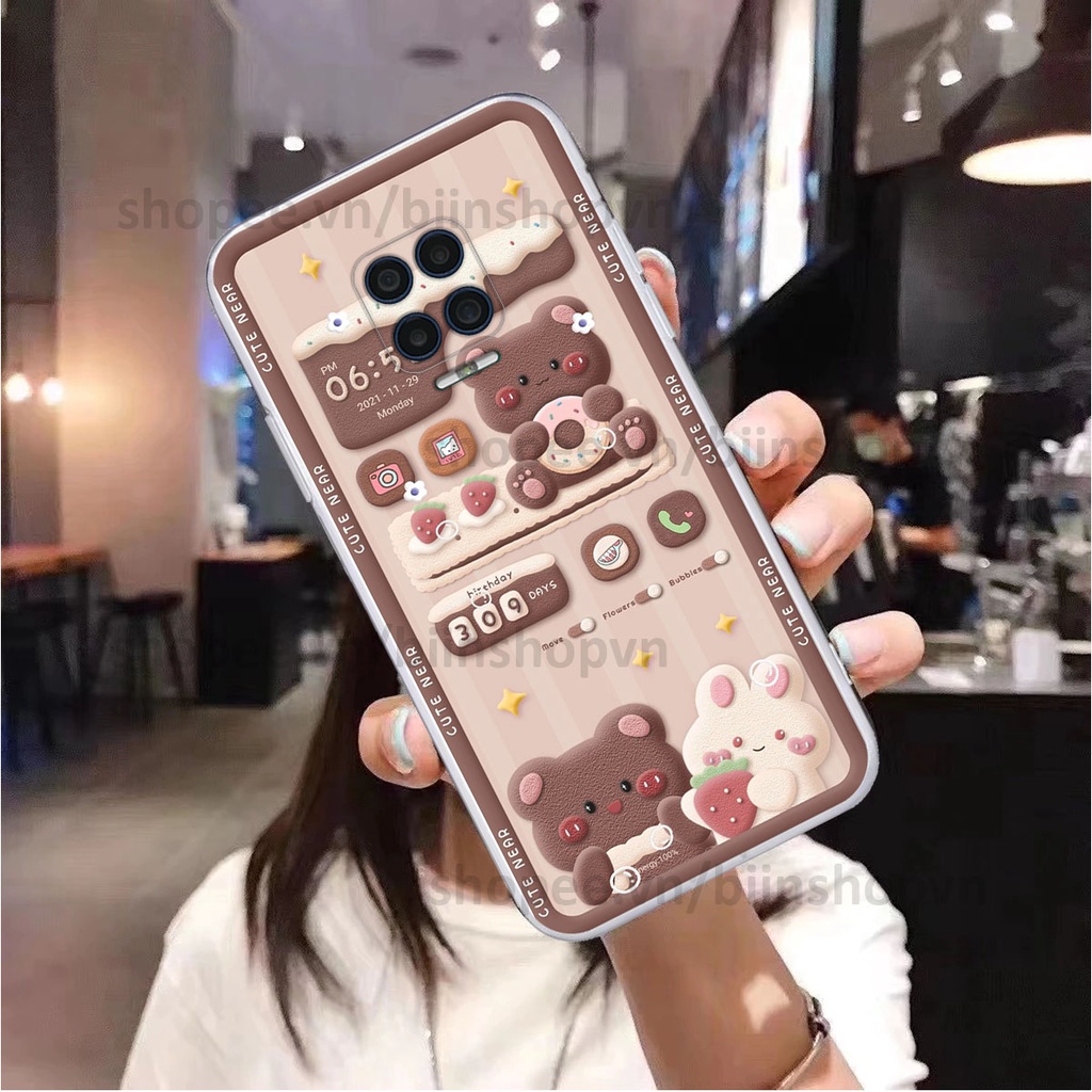 Ốp Vsmart Aris / Aris Pro in 3D icon gấu nổi siêu xinh, siêu đáng yêu, cá tính phong cách