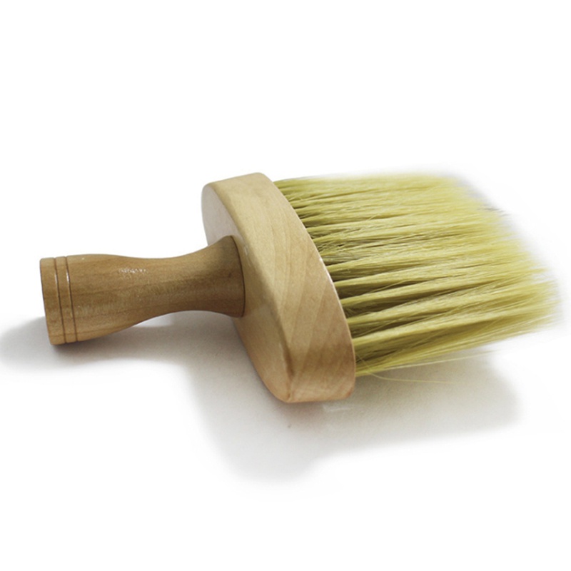 (Hàng Mới Về) Cọ Quét Tóc Phủi Tóc Trên Cổ Tay Cầm Bằng Gỗ Tiện Dụng