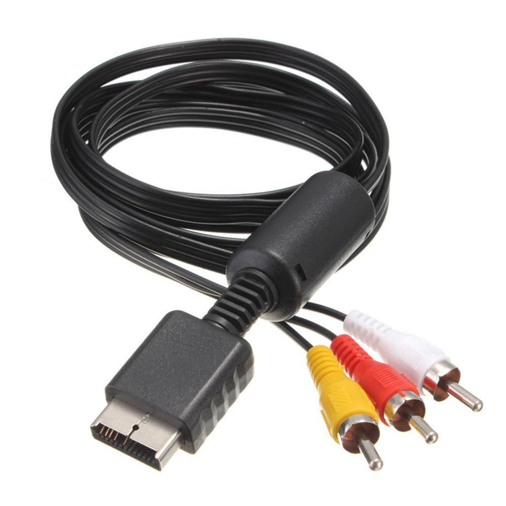 AUGUSTINA Dây Cáp Âm Thanh Chuyển Đổi AV Sang 3 RCA Dài 1.8m PS2 PS3
