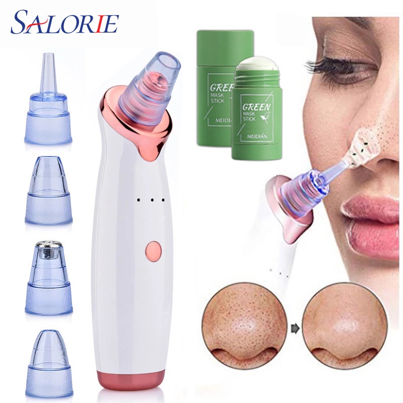 Máy Hút Mụn Đầu Đen Làm Sạch Lỗ Chân Lông Tinh Chất Trà Xanh