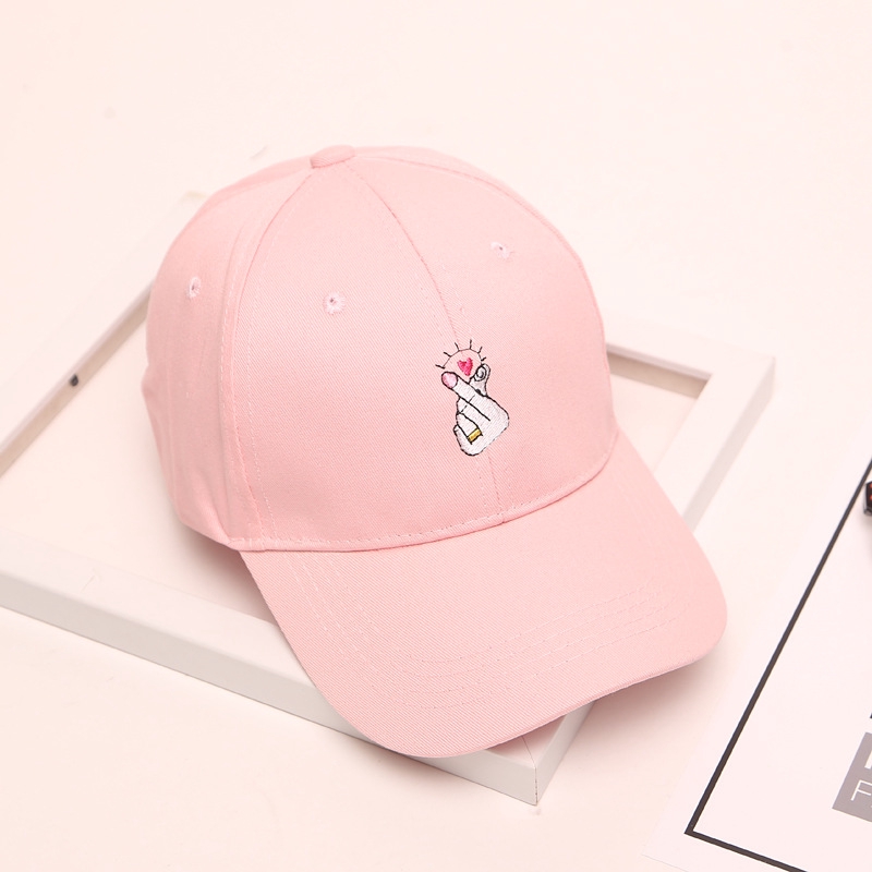 Mũ Lưỡi Trai LINJW Thêu Họa Tiết Chữ Sành Điệu Hợp Thời Trang