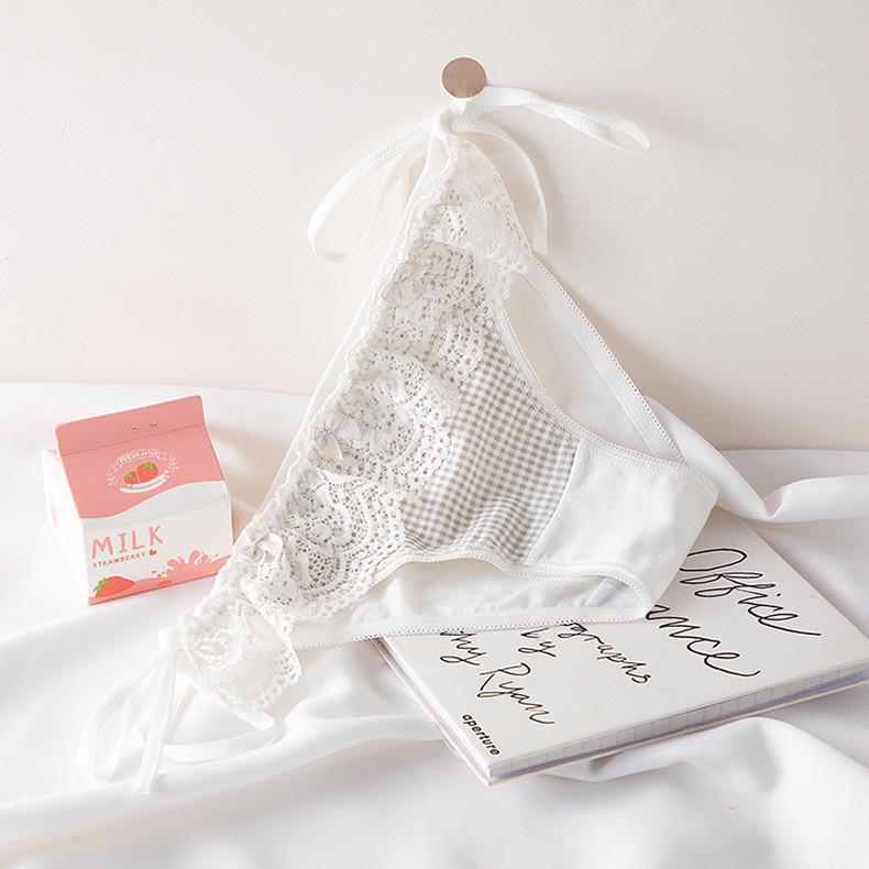 Quần Lót Nữ ❤️FREESHIP❤️ Quần Lót Cotton viền ren buộc nơ hông xinh xắn điệu đà quyến rũ mã 815 | BigBuy360 - bigbuy360.vn