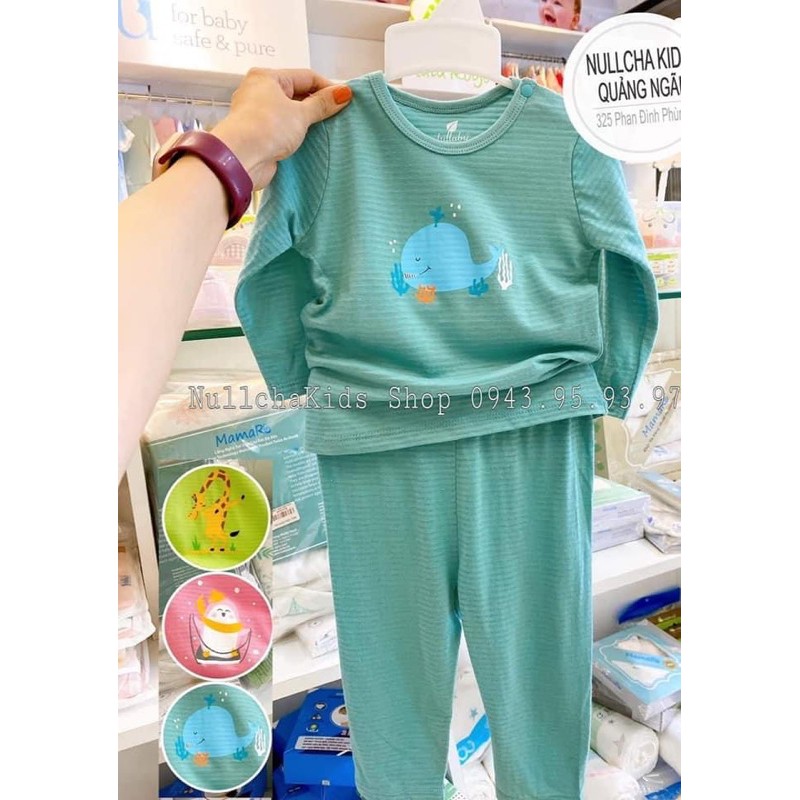 Bộ dài tay Lullaby cotton mỏng NH69B