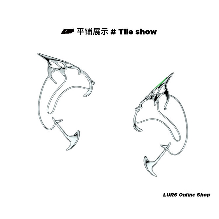 Khuyên Kẹp Vành Tai Bằng Kim Loại Hình Bướm Kiểu Dáng Mới