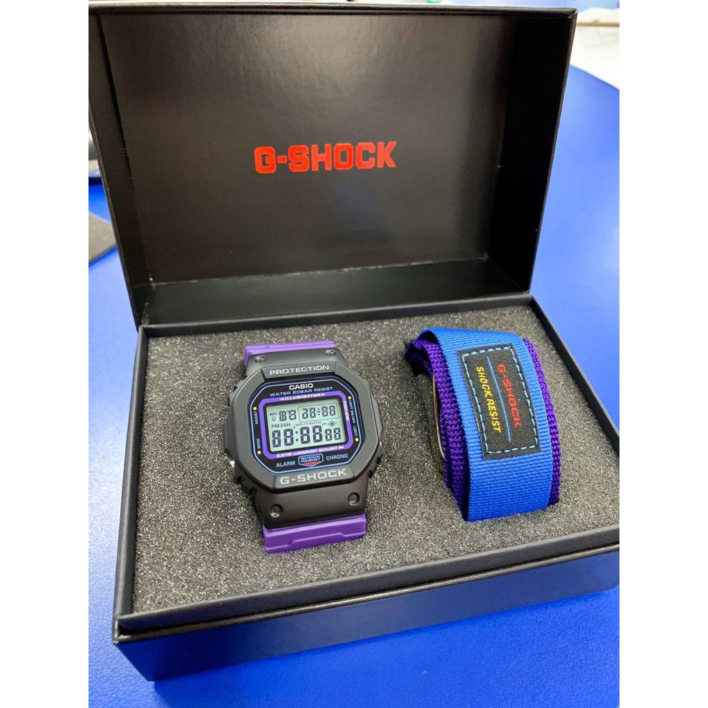 Đồng Hồ Nam Casio G Shock DW-5600THS-1 - Dây Vải - Chống Nước 200m - bảo hành 12 tháng