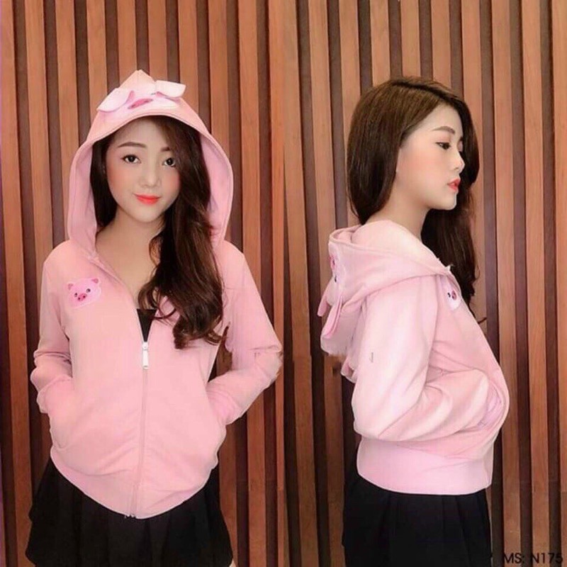 Áo Khoác Heo Hồng Xinh Xắn | BigBuy360 - bigbuy360.vn