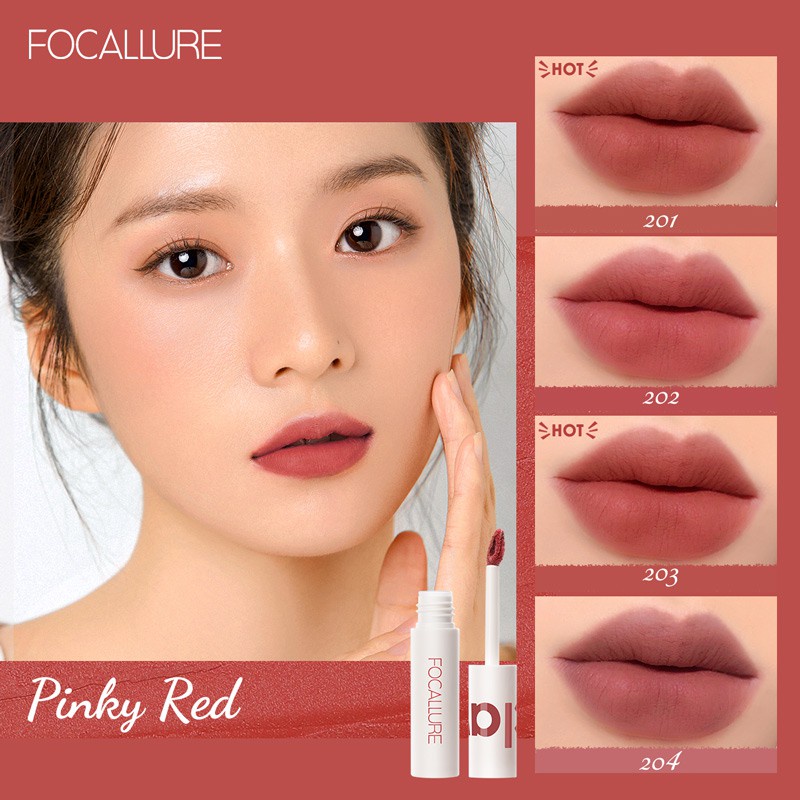 Son kem Focallure CLAY màu nhung sương lì mịn - son lì nội địa trung JINT