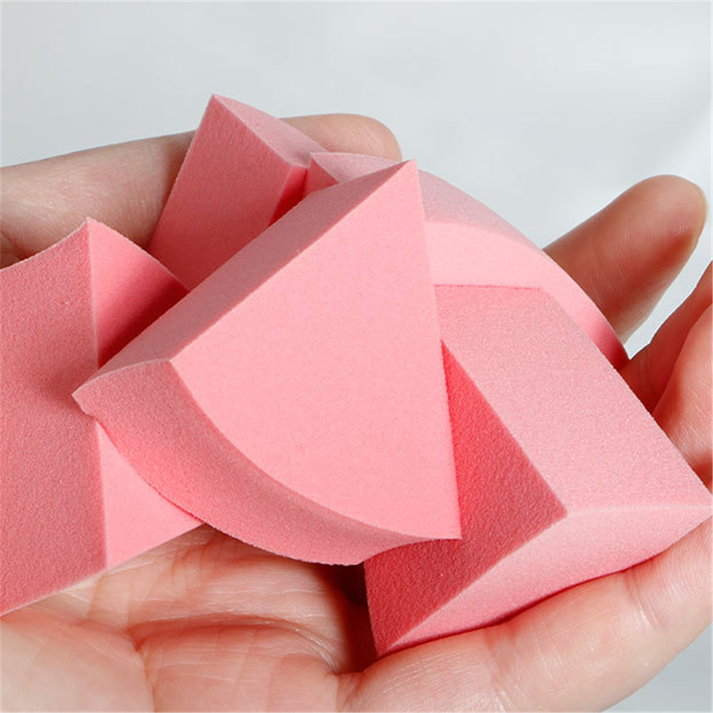 Cod In Stock New 12 Pieces of Women's 3D Triangle Beauty Sponge Puff Wet and Dry Makeup Puff Tool Cute Gift