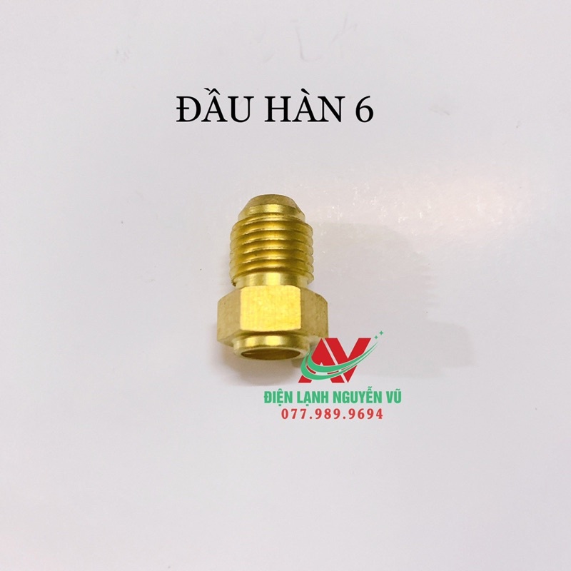 Đầu hàn  nối ống đồng máy lạnh Phi 6, 10, 12