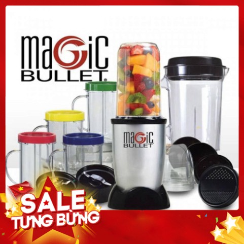 [FREE SHIP] Máy Xay Đa Năng Cao Cấp Magic Bullet 21 Chi Tiết, Máy Xay Đa Năng Công Suất Lớn Xay Đá, Xay Thịt, Xay Cà Phê