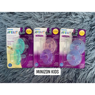 Sét 2 ty giả Avent Soothie 0-3m