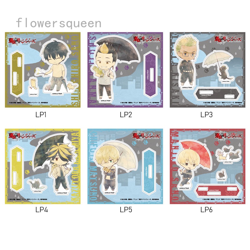 flowersqueen Mô Hình Nhân Vật Anime Tokyo Revengers Đứng Bằng Acrylic Trang Trí Bàn